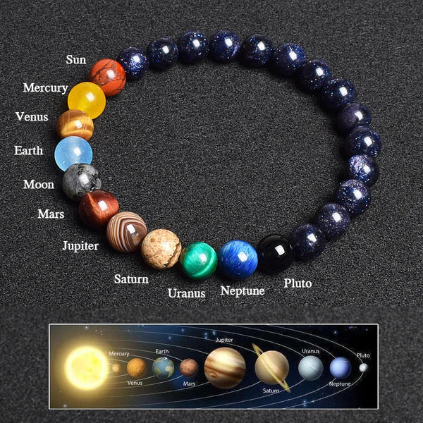 Solar System Chakra armbånd