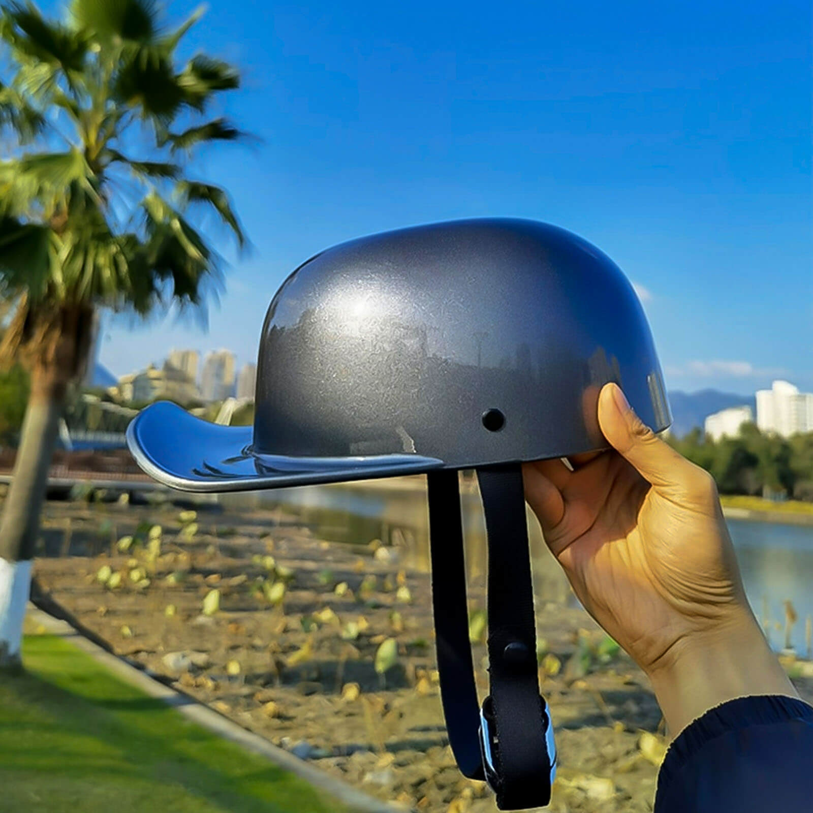 Casquette de baseball casque de moto - Approuvé DOT