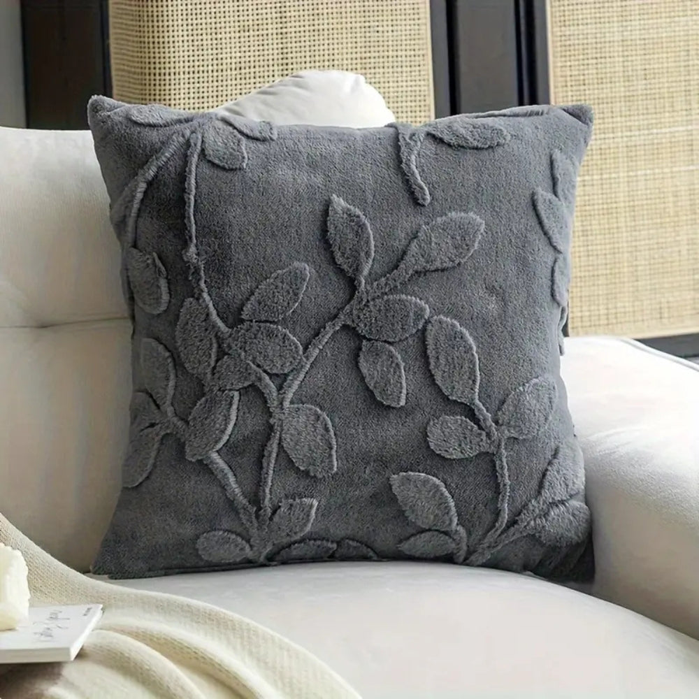 Housse de coussin à motif de branches