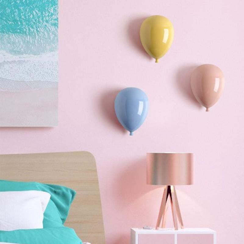 Wall-Hanging Ceramic Balloons