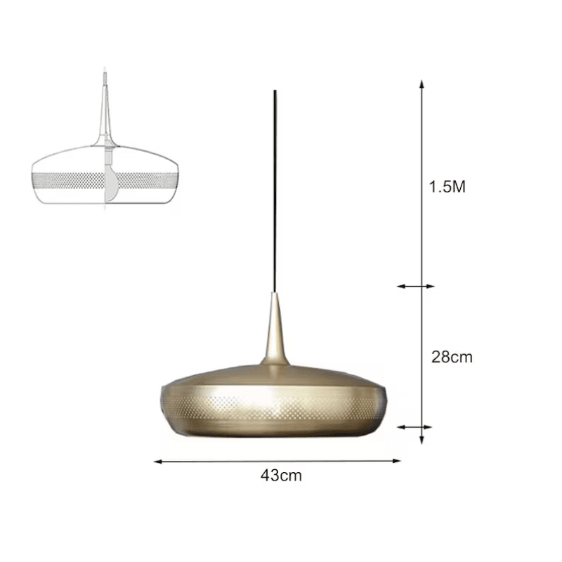 Luminaires suspendus en art danois nordique