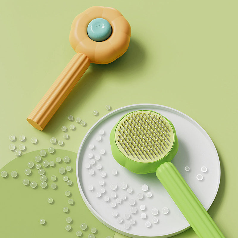 Animal hairs cleansing brush