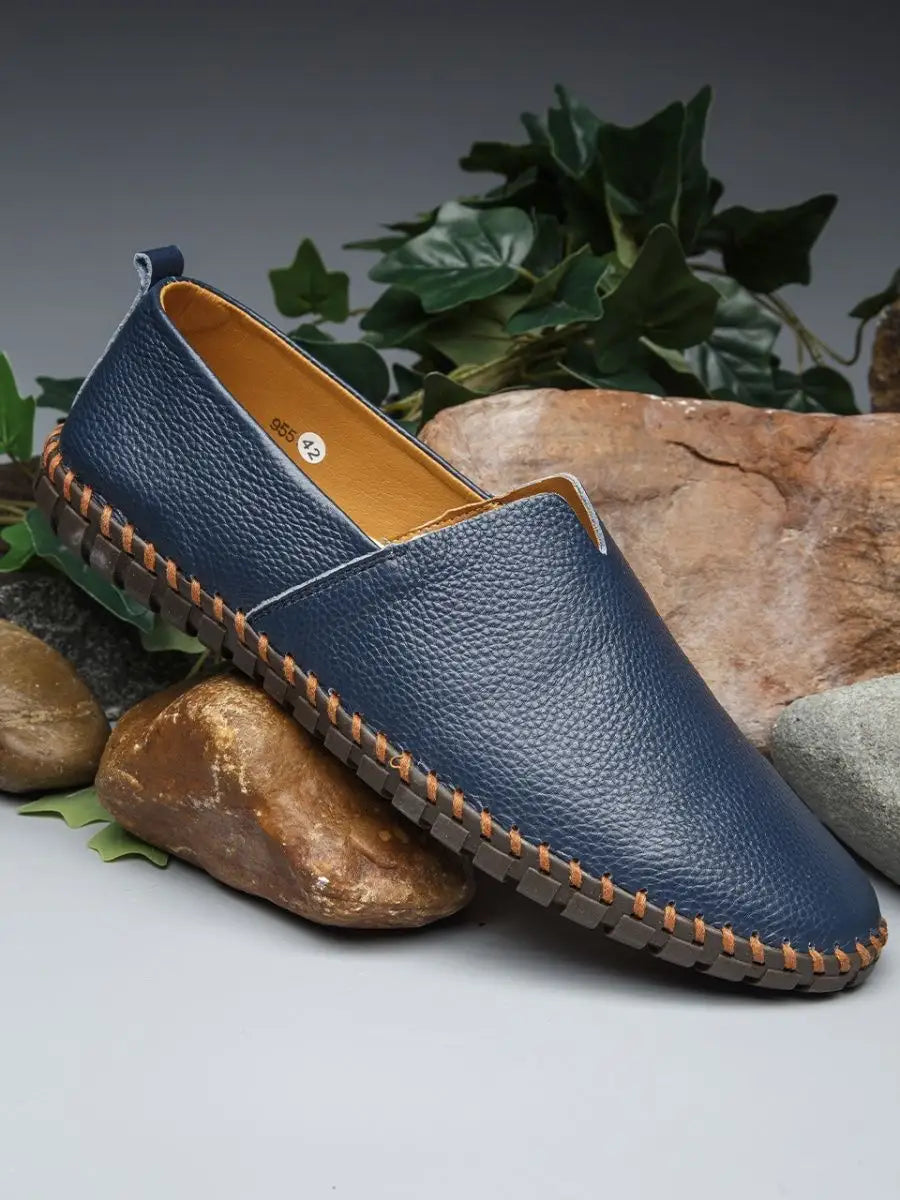 Sapatos Giuseppe Abbati. Chinelos de couro genuíno 100% loafers de verão sandálias