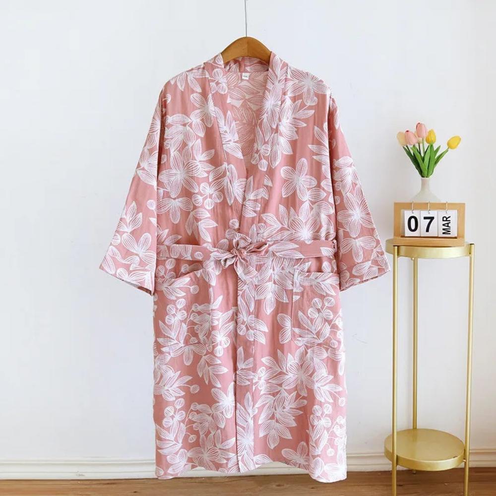 Blumige Brise Kimono-Robe