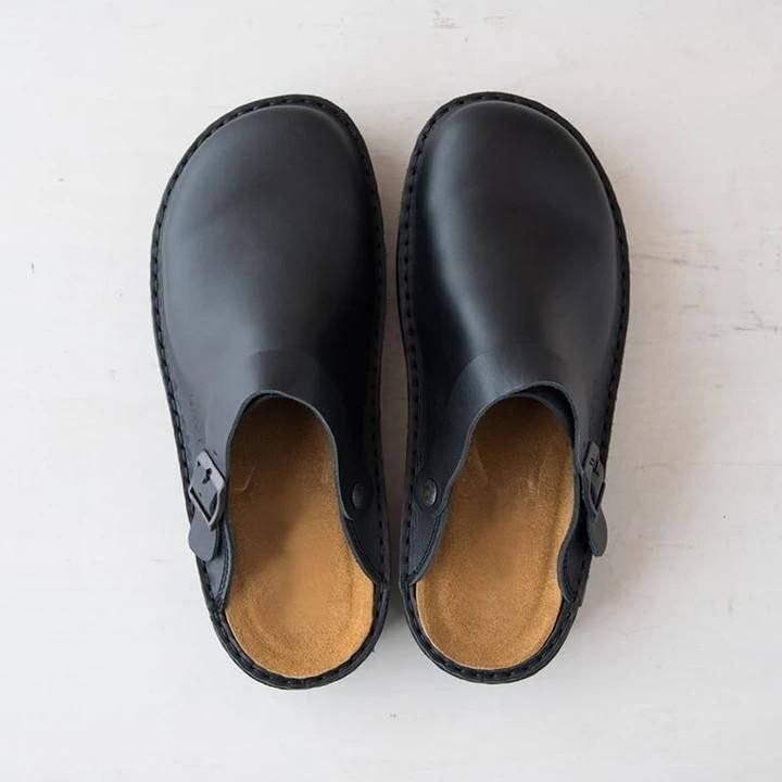 Eluned - Orthopedic leather slippers for men