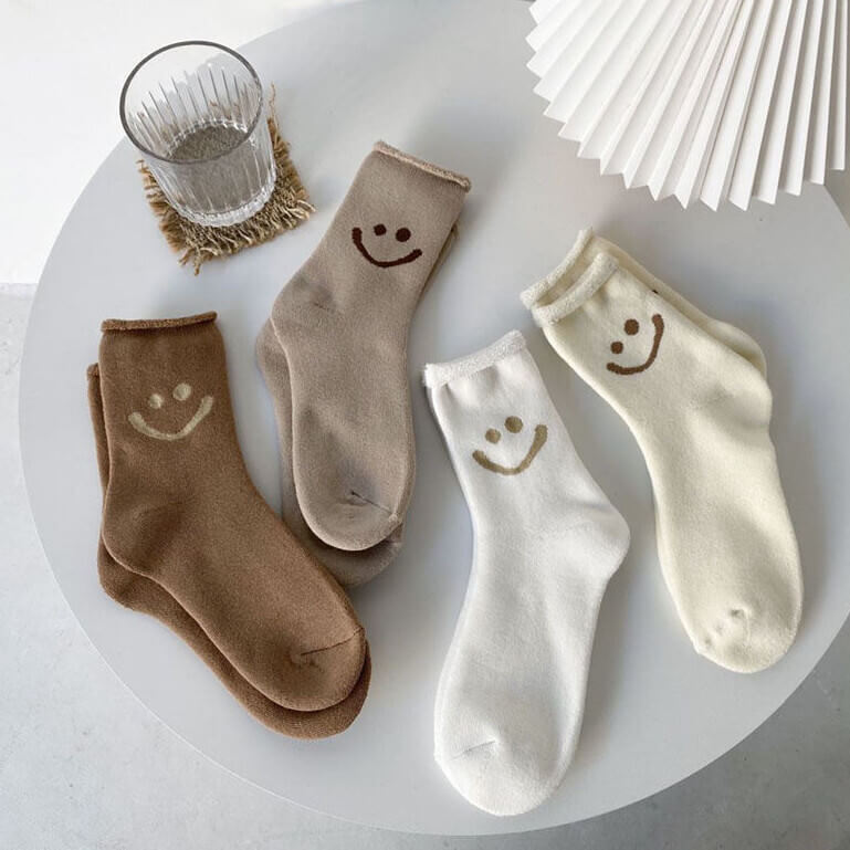 Lot de chaussettes Happy Face