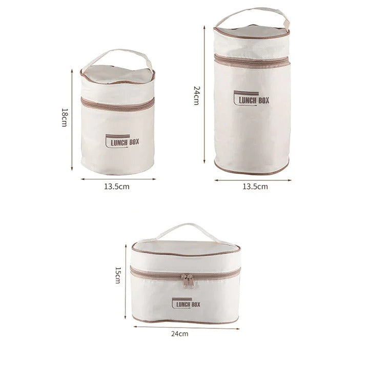 Portable Insulated Lunch Container Set