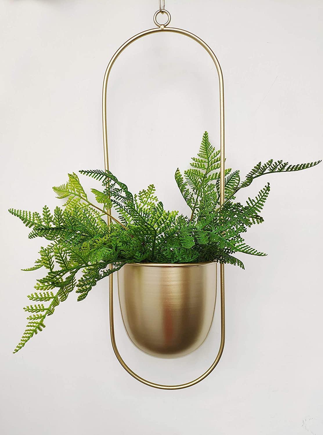 Hanging Planter Metalowy Halo