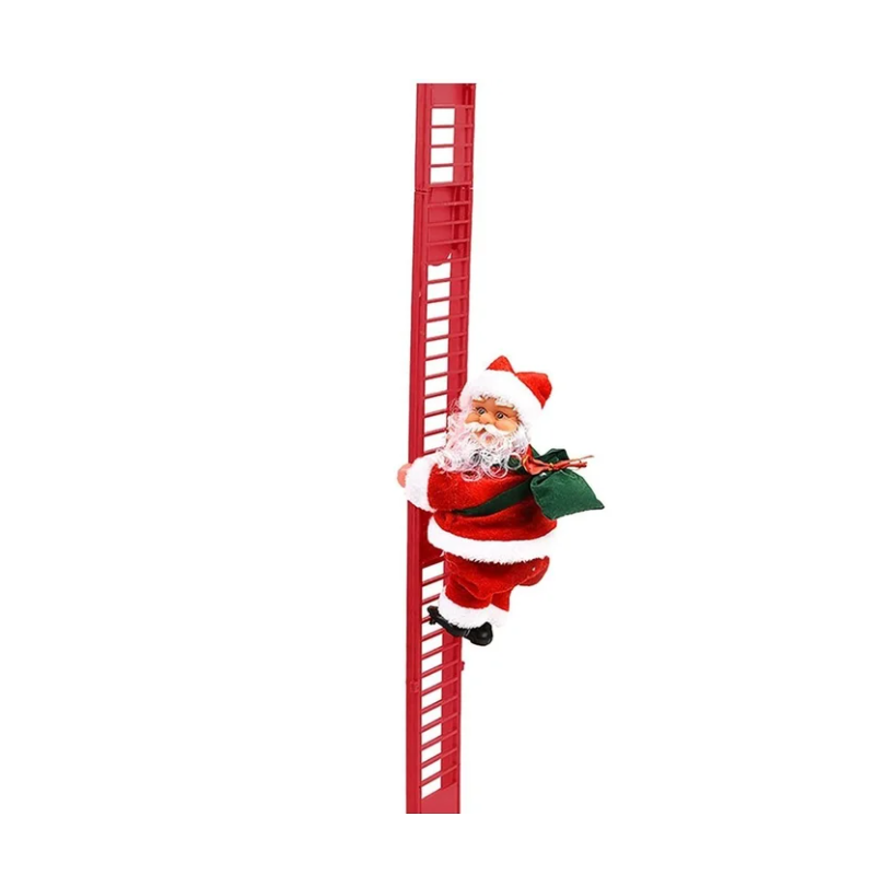 🎅Electric Santa Claus Climbing Ladder with Music