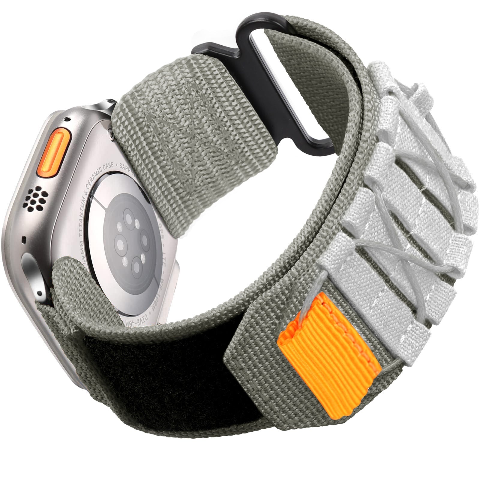 Nylon-Canvas-Loop-Klettverschlussarmband für die Apple Watch