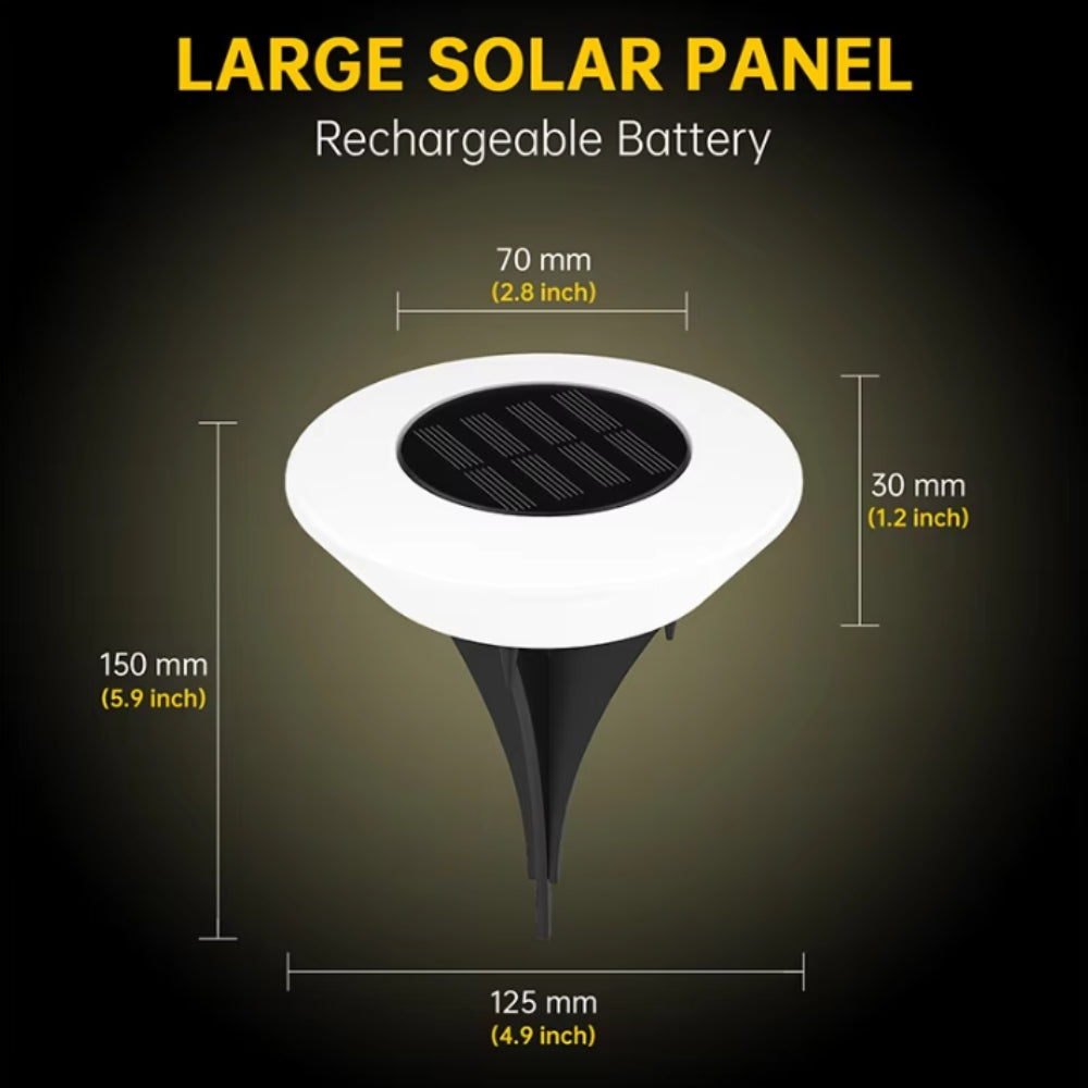 Solární LED venkovní osvětlení chodníků | 4 balení