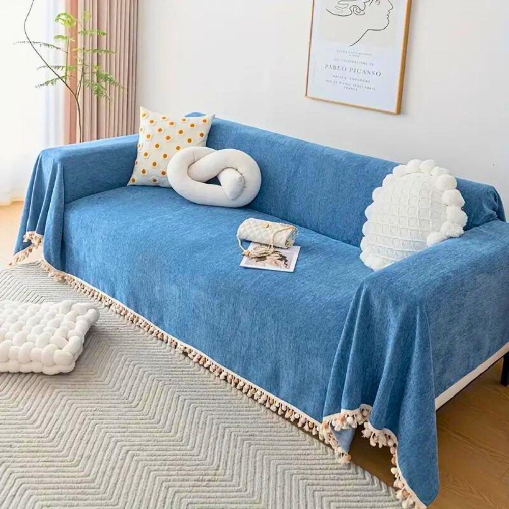 Elegant Plush Sofa Cover