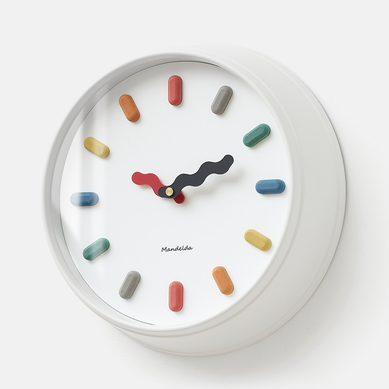 3D Nordic Silent Wall Clock – Miljövänlig och modern design för vardagsrum