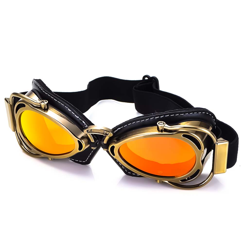 Lunettes de motard à l'ancienne