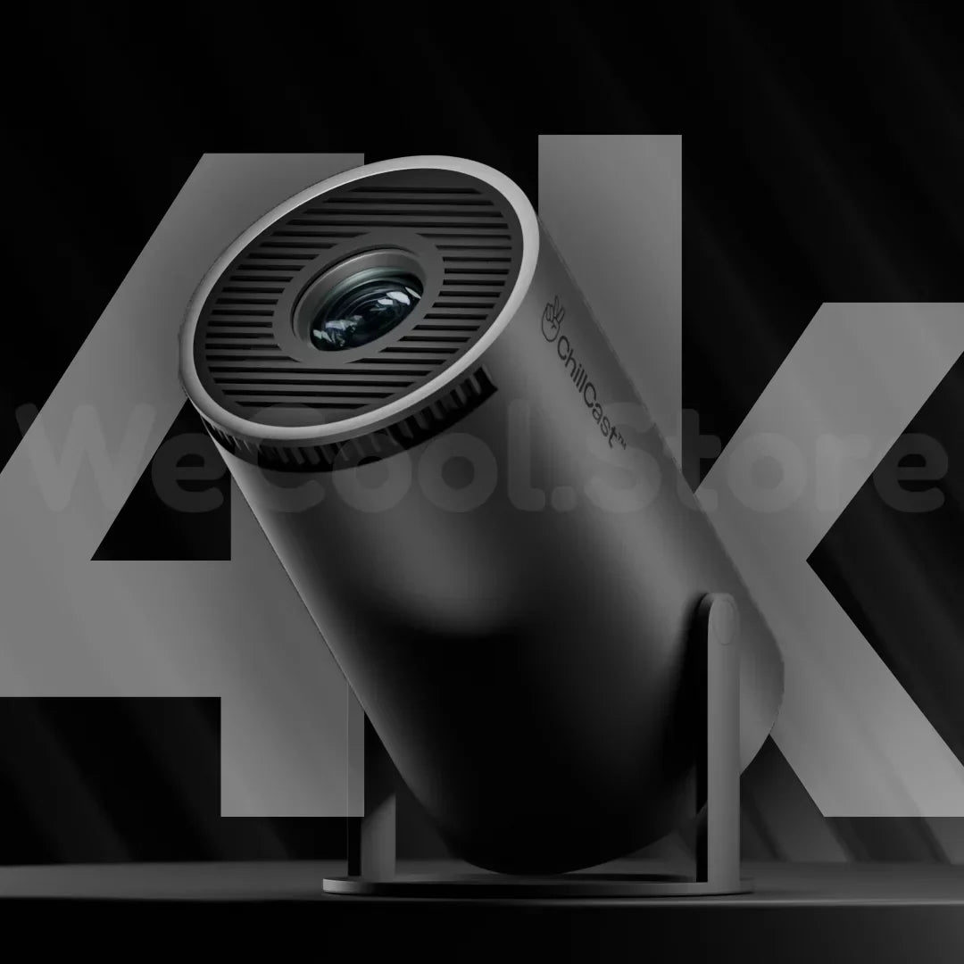 WeCool™ ChillCast Projetor Inteligente 4K com Decodificação