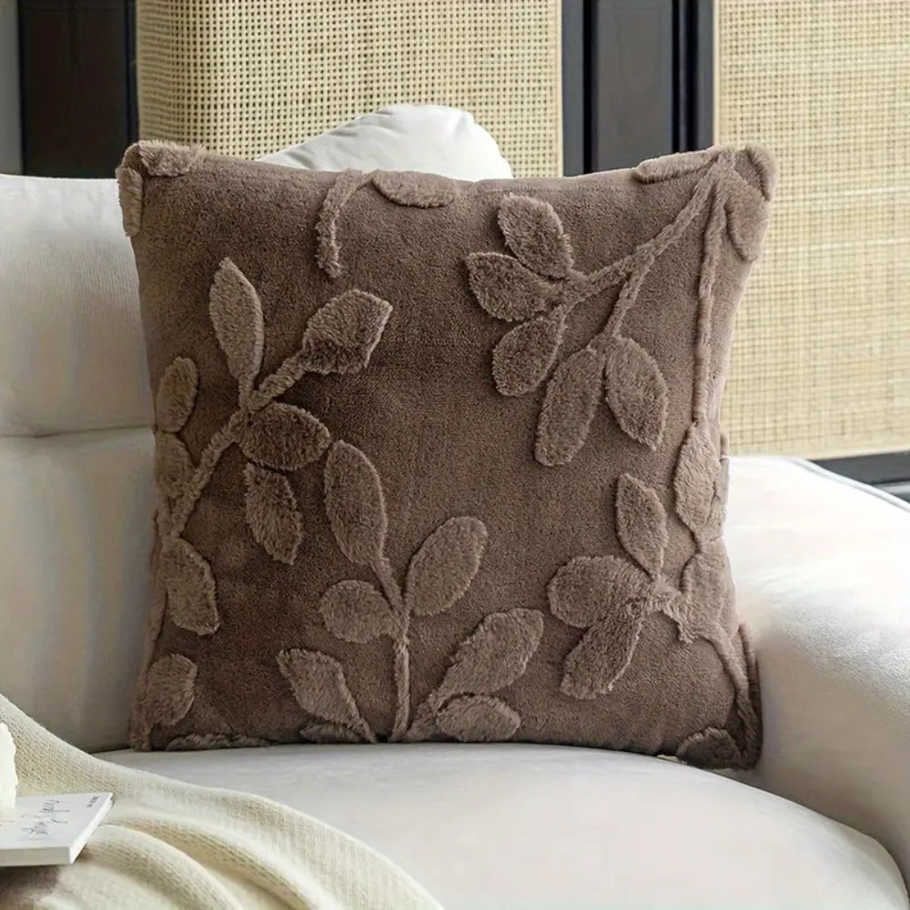 Housse de coussin à motif de branches