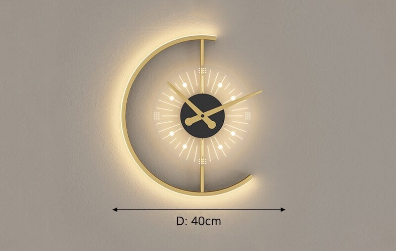 Horloge à lumière LED