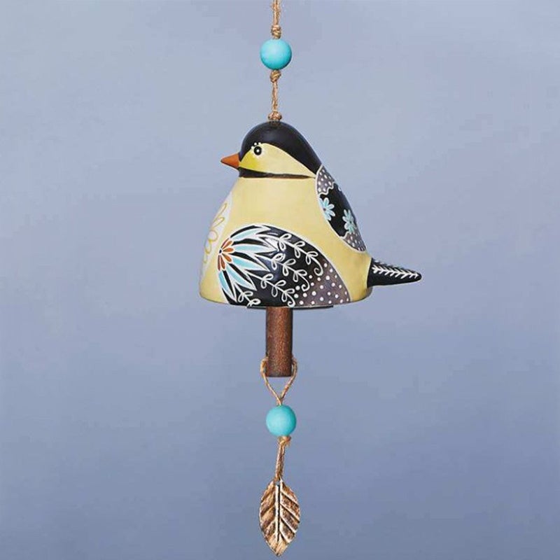 Ceramic Bird Wind Chime Song Bell Garden Yard Home Decoration