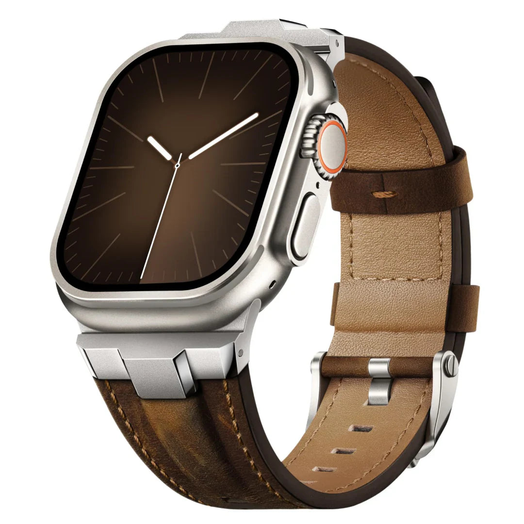 Avontuurlijke Leren Band Voor Apple Watch