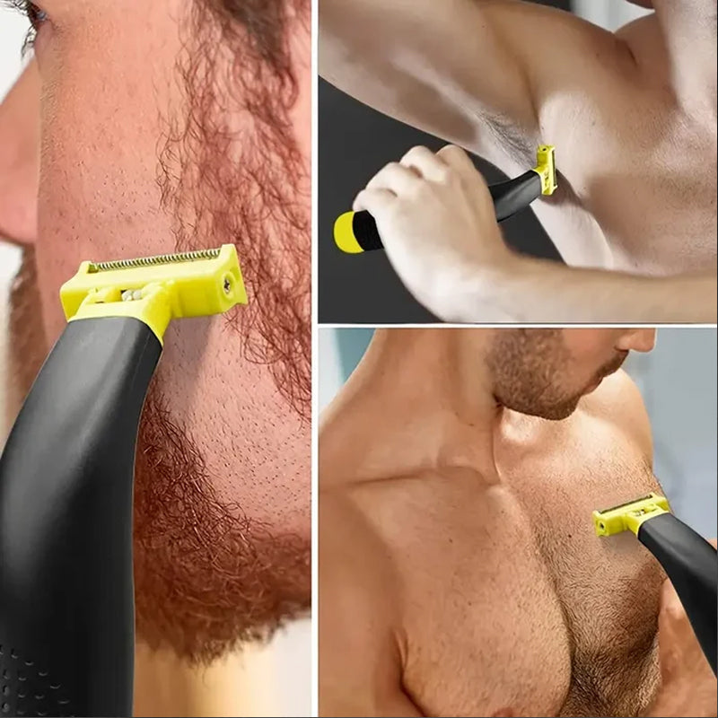 Precise and complete shaving for the whole body