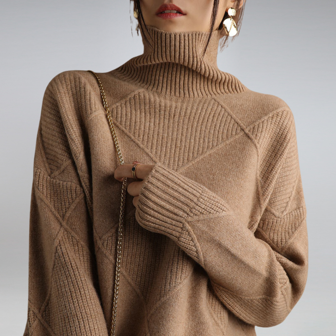 Adelle™ Cashmere Turtleneck Sweater