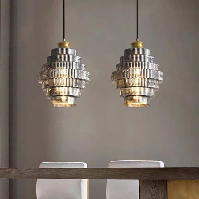 Gilded Layers Nordic Chandelier