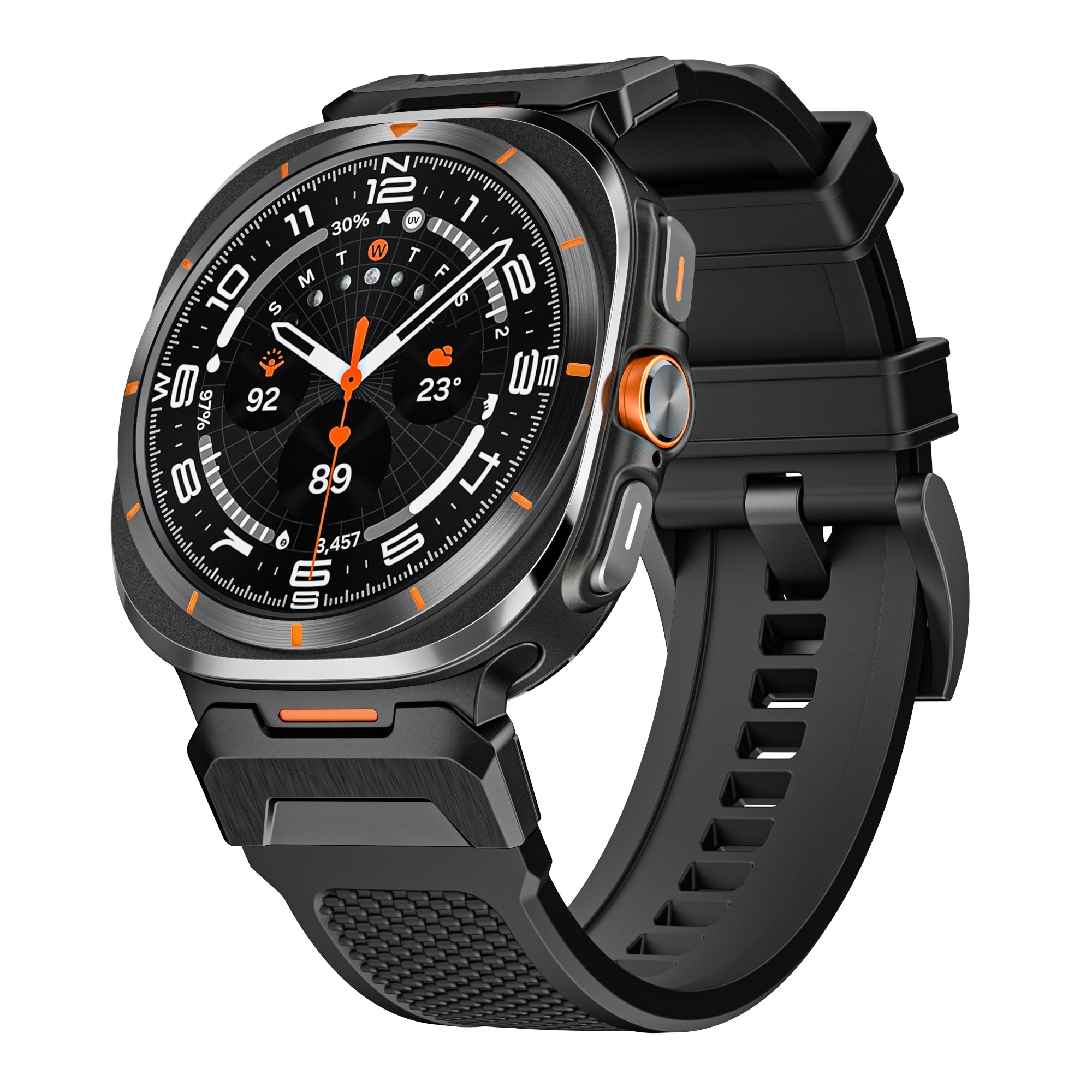 Tactical FKM Rubber Band For Samsung Galaxy Watch Ultra