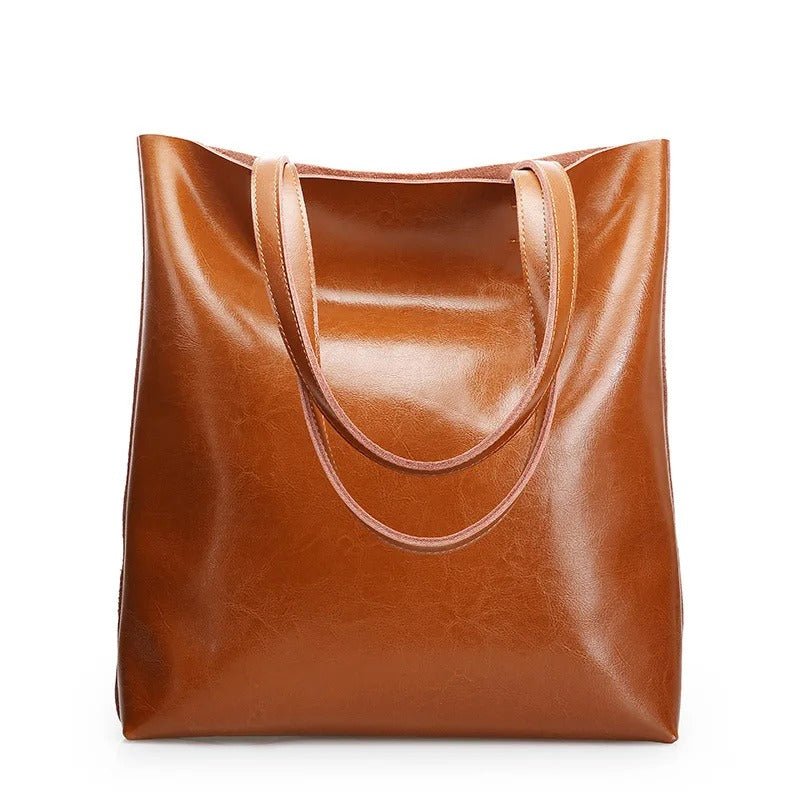 The Belfair Leather Tote Bag