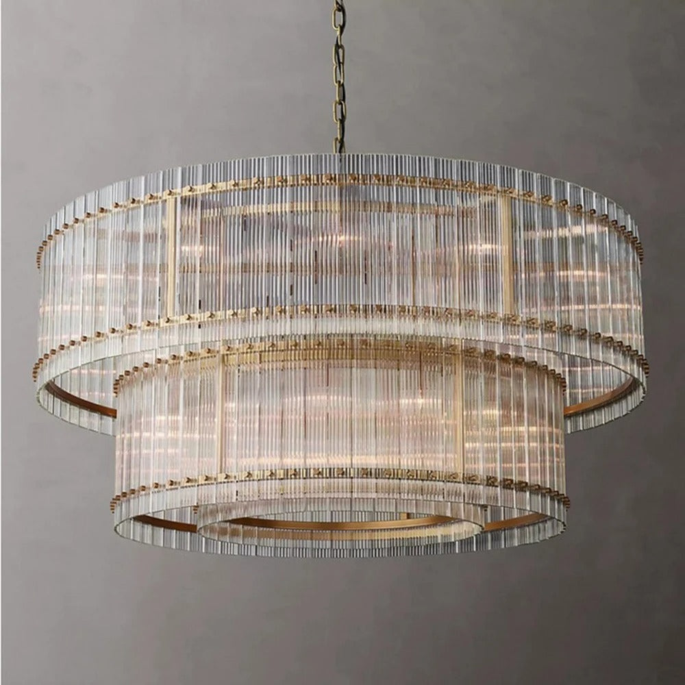 Regal Gleam Crystal Chandelier