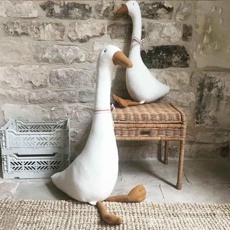 Cottagecore Goose Doll Pluche Speelgoedkussen