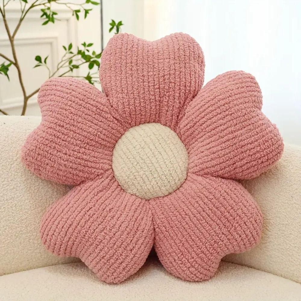 Coussin en forme de fleur Flourish