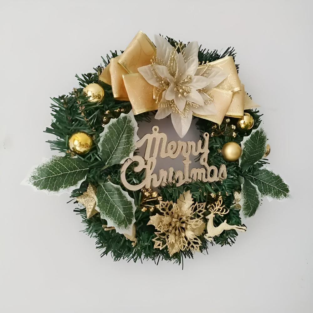 Holiday Harmony 'Merry Christmas' Wreath