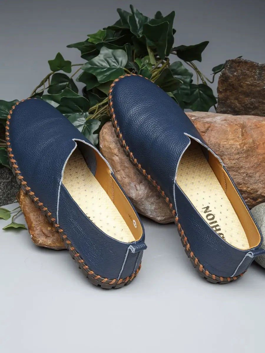 Giuseppe Abbati sko. 100% ægte læder hjemmesko sommer loafers sandaler