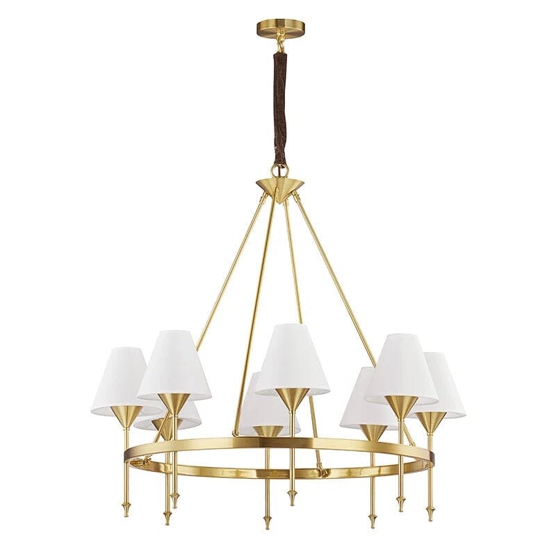 Chandelier en lin Evans