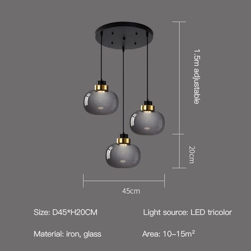 Luminaires en verre Ashton