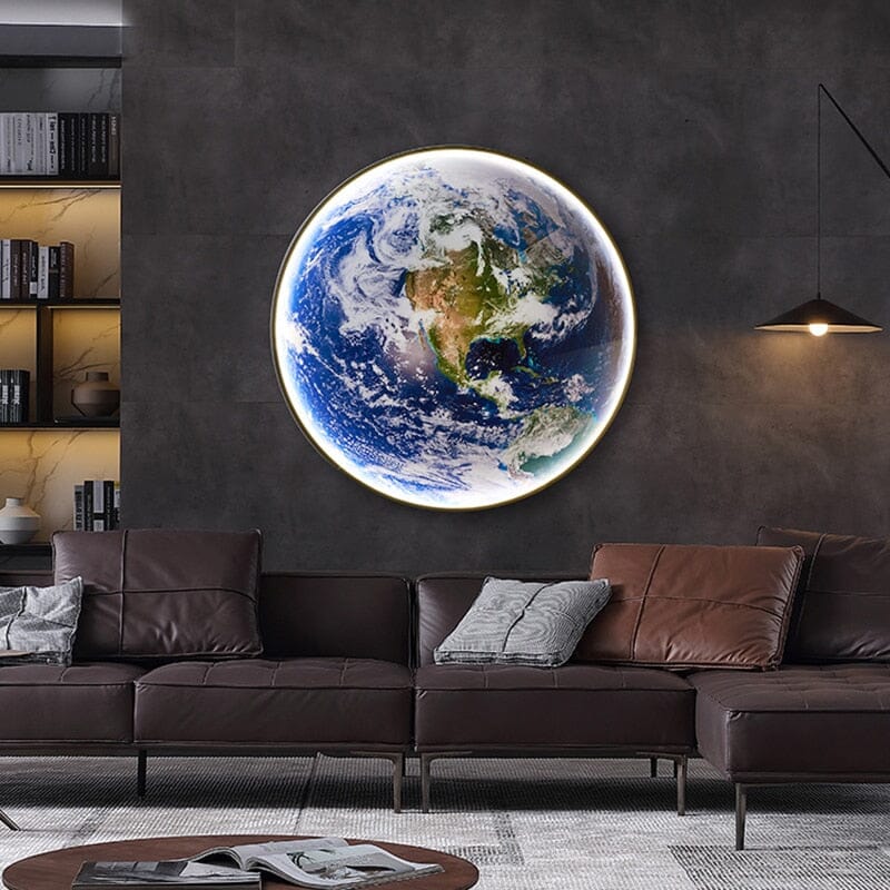 The Earth LED wall lamp