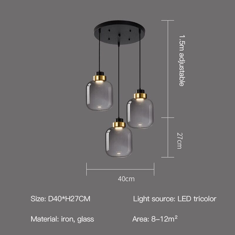 Luminaires en verre Ashton