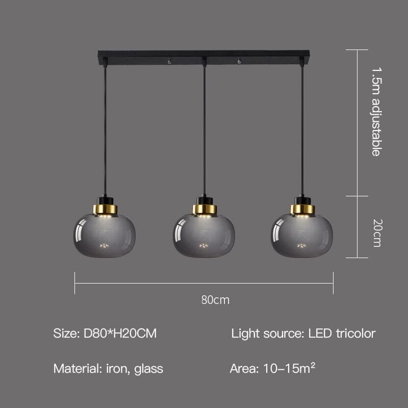 Luminaires en verre Ashton