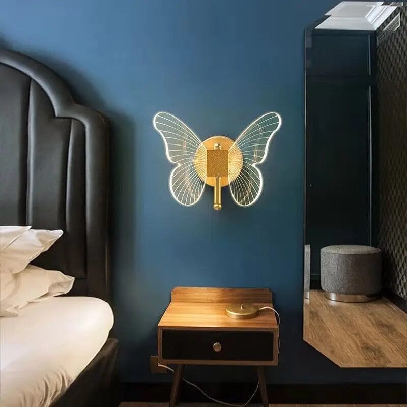 Lampa ścienna motyl