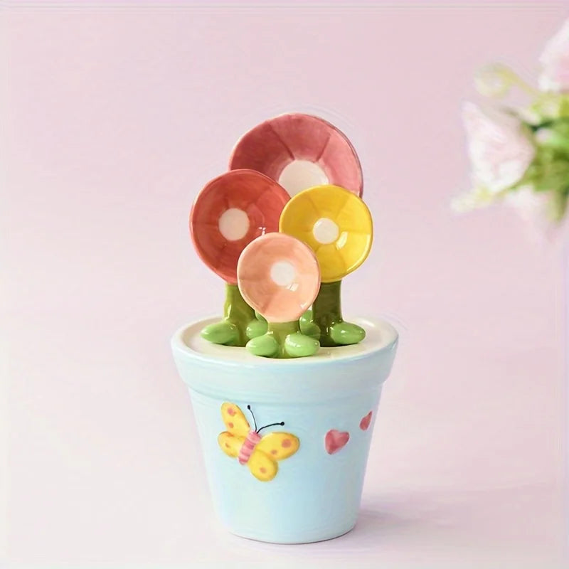 Creststone Flower Pot Measuring Spoons