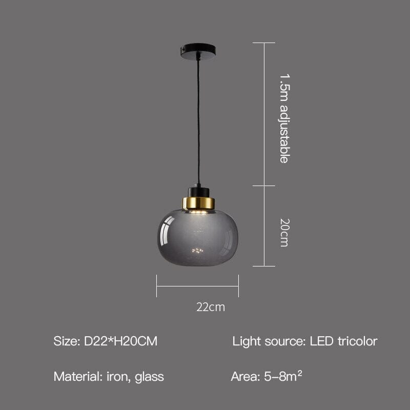 Luminaires en verre Ashton