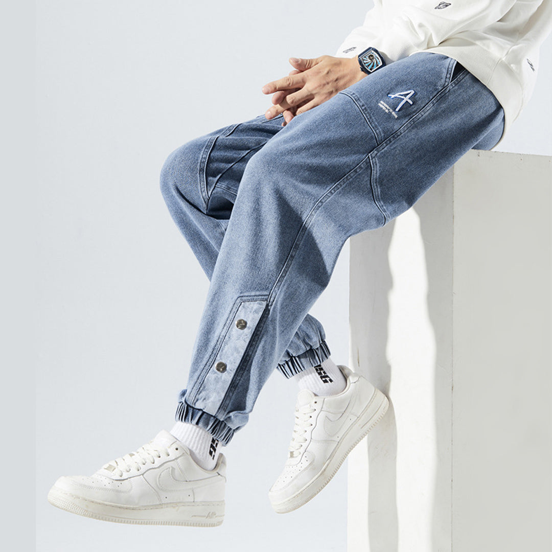 Mitchell™ Asfalt Denim Joggebukser