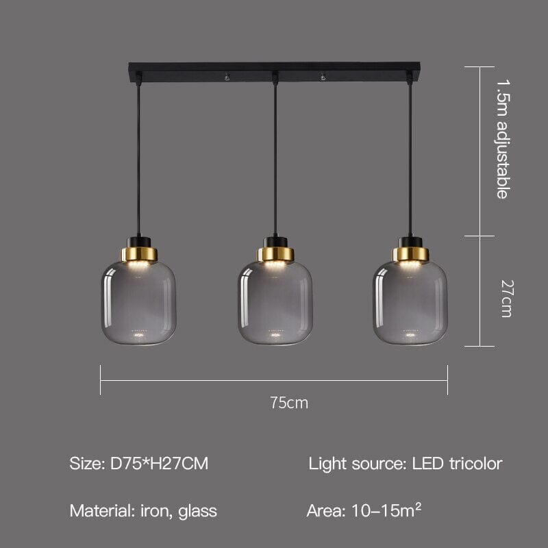 Luminaires en verre Ashton