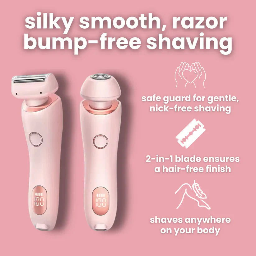 The Silky Shave™ smooth, soft skin at home or while traveling!