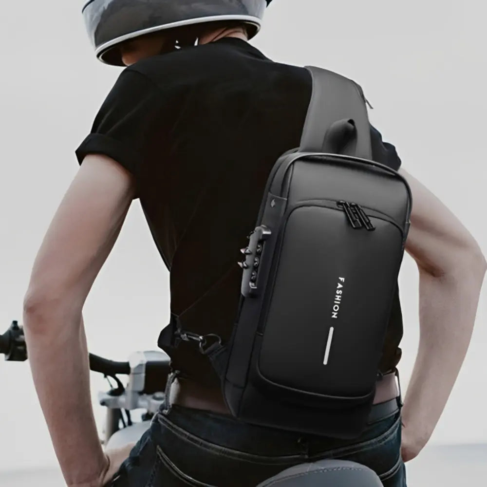 AeroShield™ | Vattentät Anti-Tyveri Crossbody Väska för Män