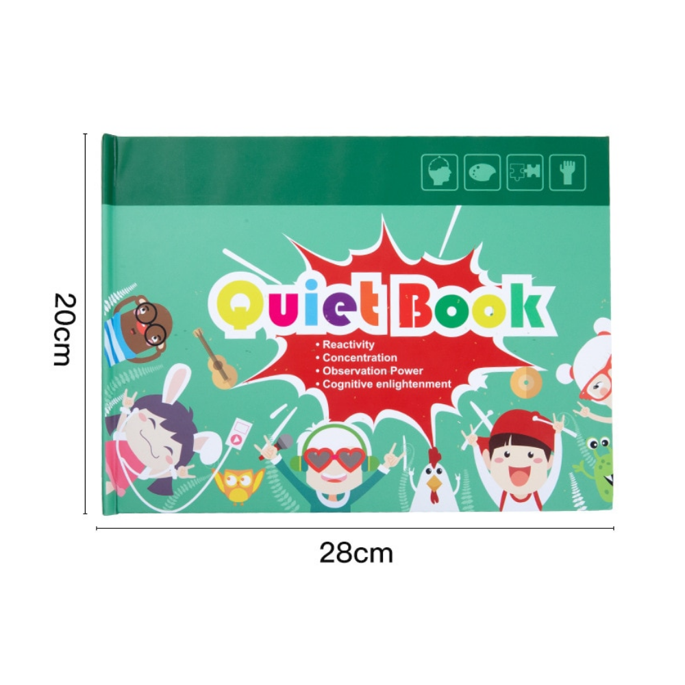 Quiet Book™ - Developing Fine Motor Skills - Learning Book