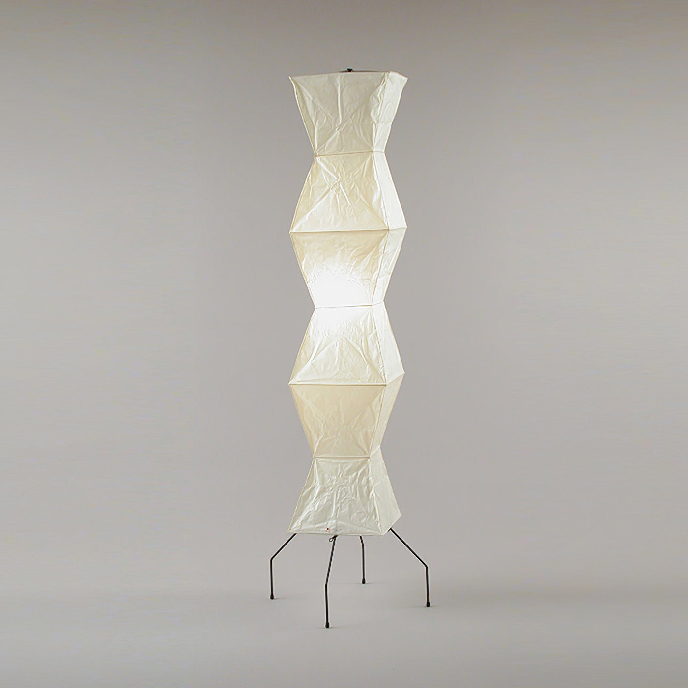 Rice paper floor lamp