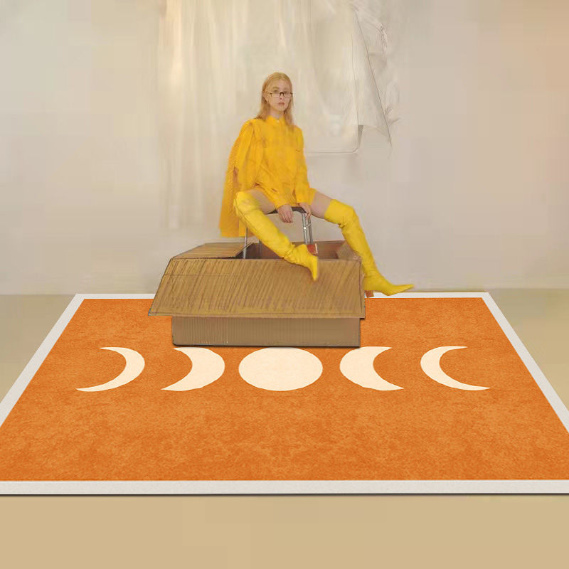 Tapis artistique soleil et lune, pour salon, chambre à coucher, porte, décor de zone