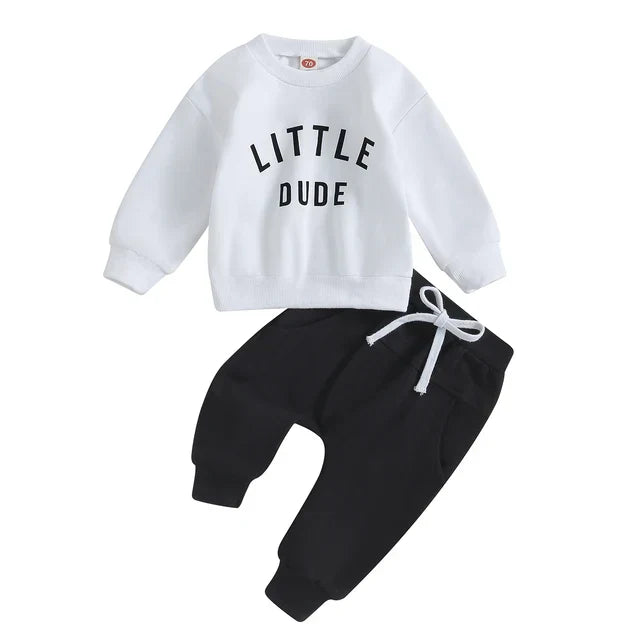 Mini Fashion™ - Tough "Little Dude" Jogging- Cotton Tracksuit