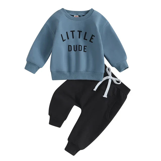 Mini Fashion™ - Tough "Little Dude" Jogging- Cotton Tracksuit